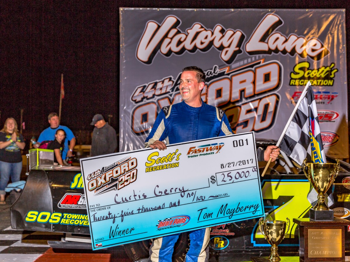 Curtis Gerry wins 44th Oxford 250 (WITH VIDEO)