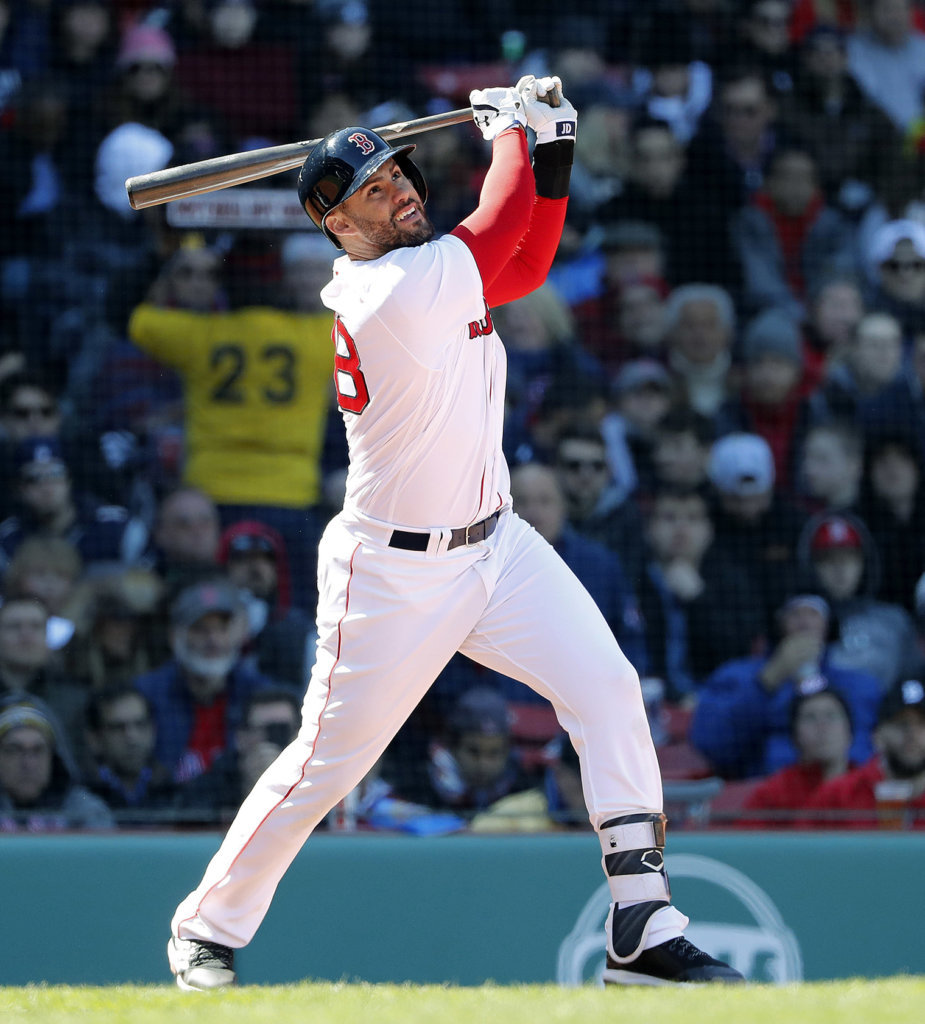 Red Sox's J.D. Martinez takes every swing seriously