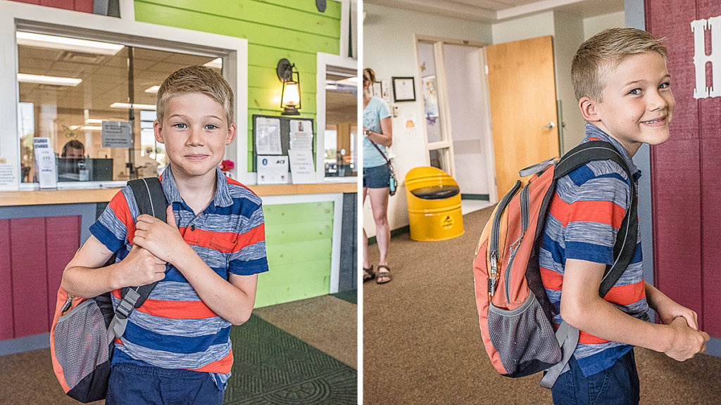 How to correctly wear a backpack