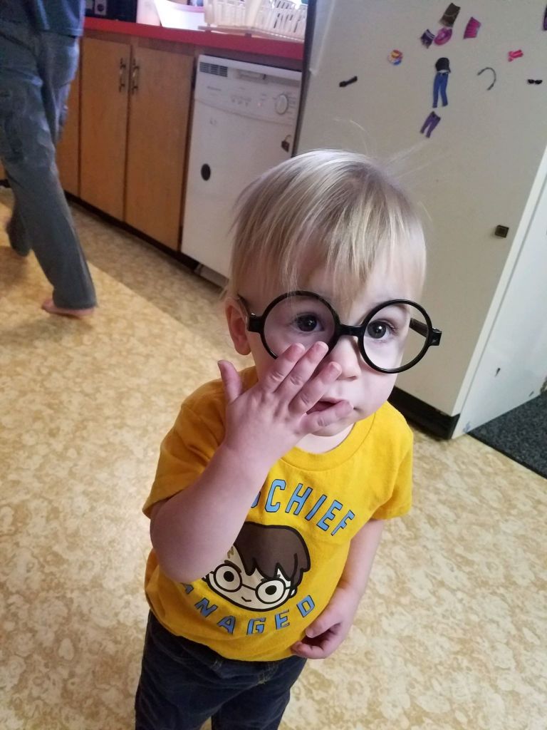 Neville Campbell, 1 1/2 years old, was named after Neville Longbottom, a character in the "Harry Potter" series. 