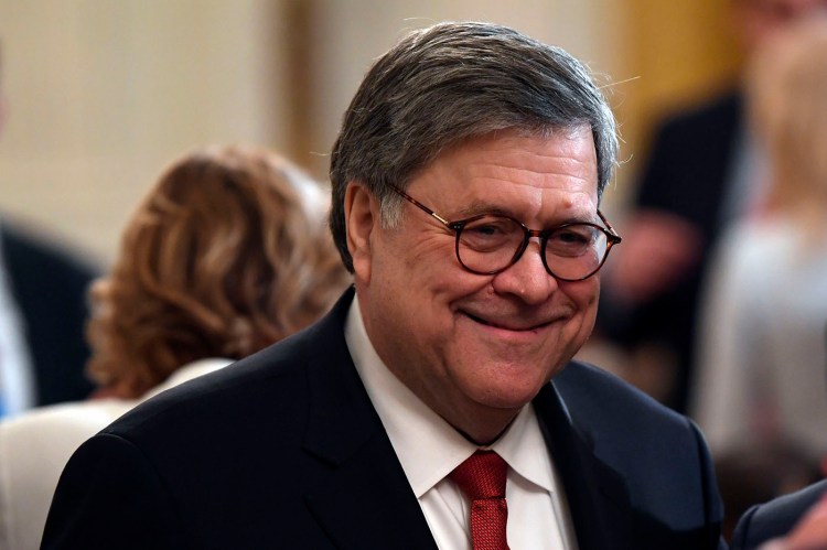 Attorney General William Barr attends a conference in Washington on Moandy. Some special counsel investigators feel that Barr did not adequately portray their findings.


