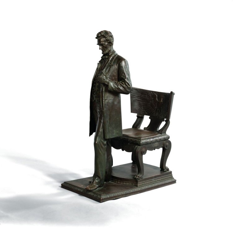 "Abraham Lincoln: The Man" was purchased by Peter and Paula Lunder for $1.15 million at an auction last month and gifted to the Colby College Museum of Art.