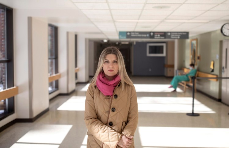 Natalia Iantsevych, a nurse practitioner at Maine Medical Center, is from Kovel in northwestern Ukraine. On Sunday, she will head back to her home country to help the injured as a nurse in a hospital in the town of Lviv. 