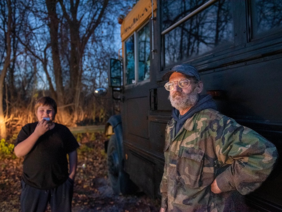 A bus for a home: ‘If it’s cold, I’m up checking on the heater all night long’