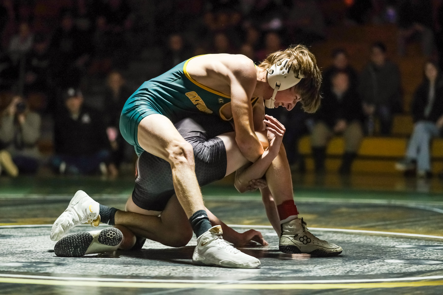 Back-to-back pins push Mustangs to dual victory over Minot State