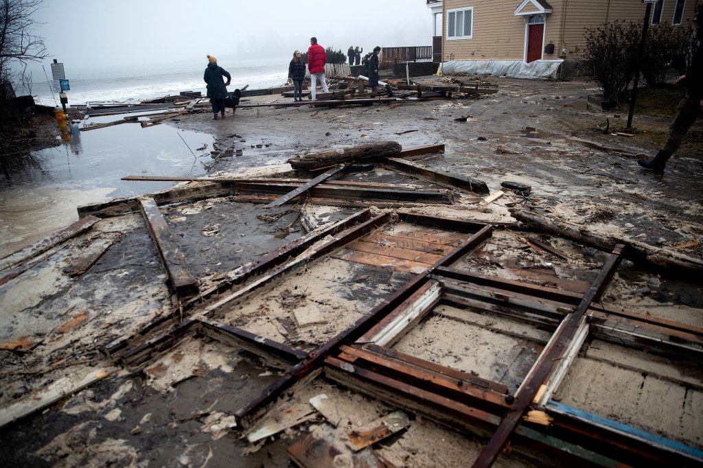 Residents mourn the loss of historic fishing shacks in Willard Beach due to the storm