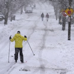 APTOPIX Winter Weather Rhode Island