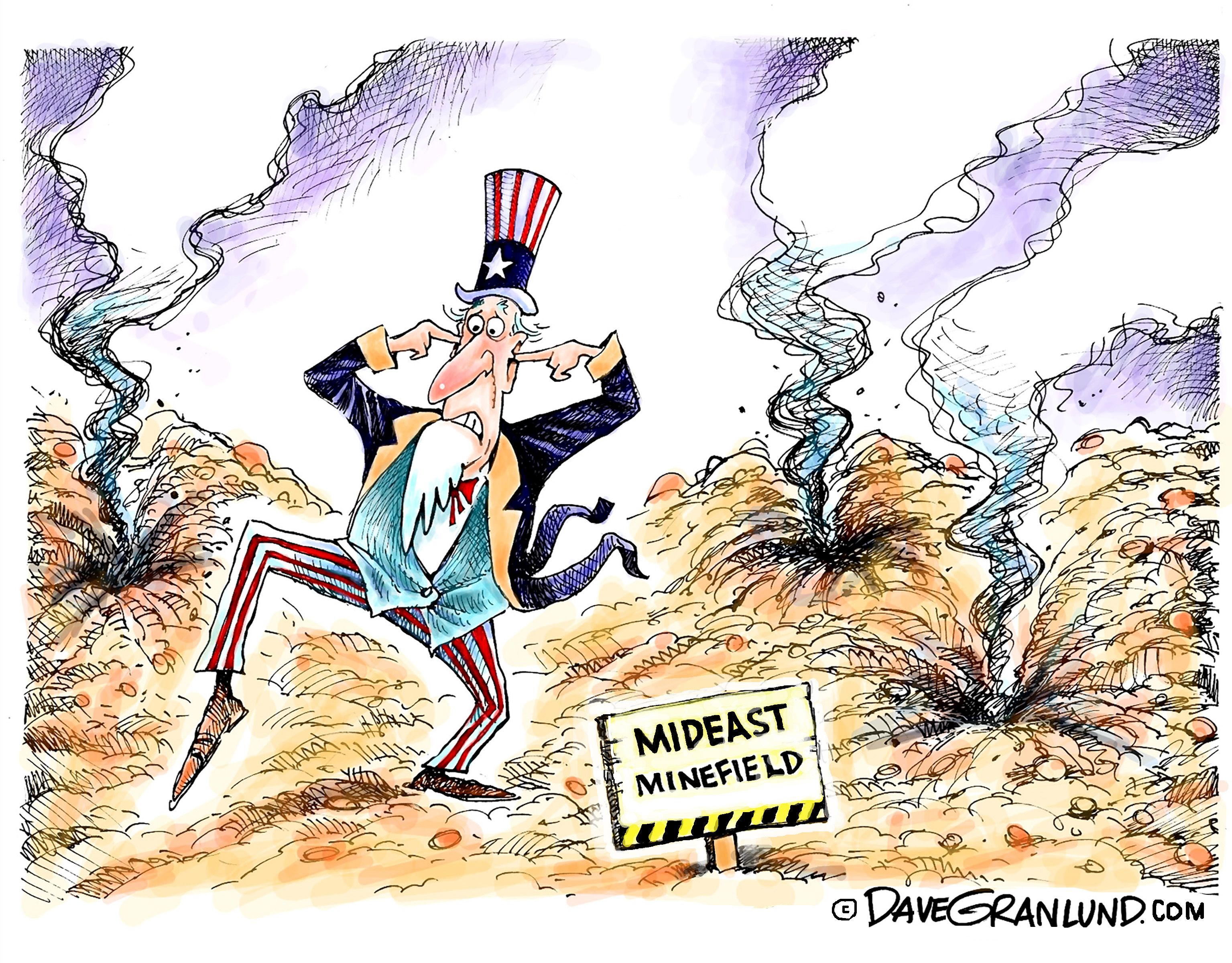 Editorial cartoon for Saturday, Feb. 17